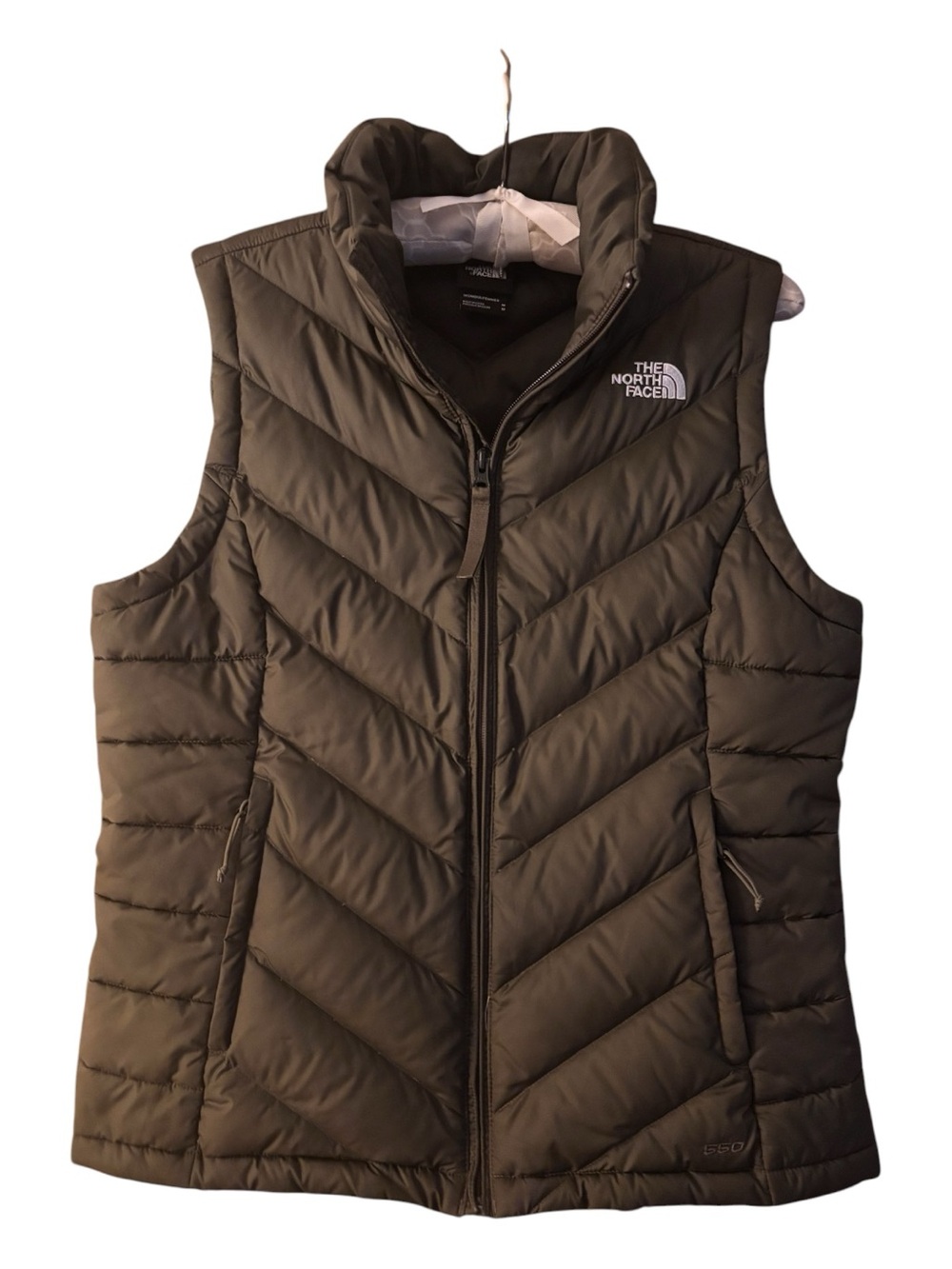The North Face 550 Women's Black Quilted Insulated Vest Size M like new